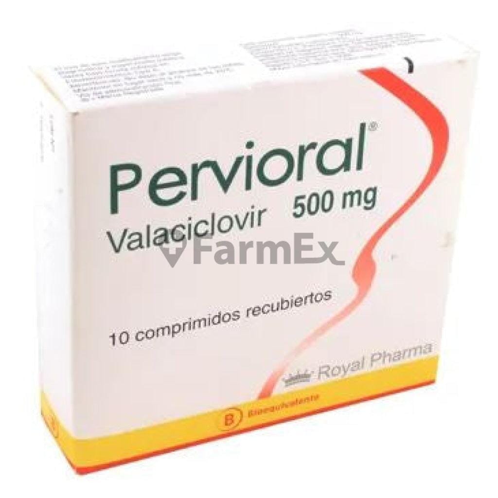 Pervioral 500 mg x 10 comprimidos Farmex-Pluxee-Persistente